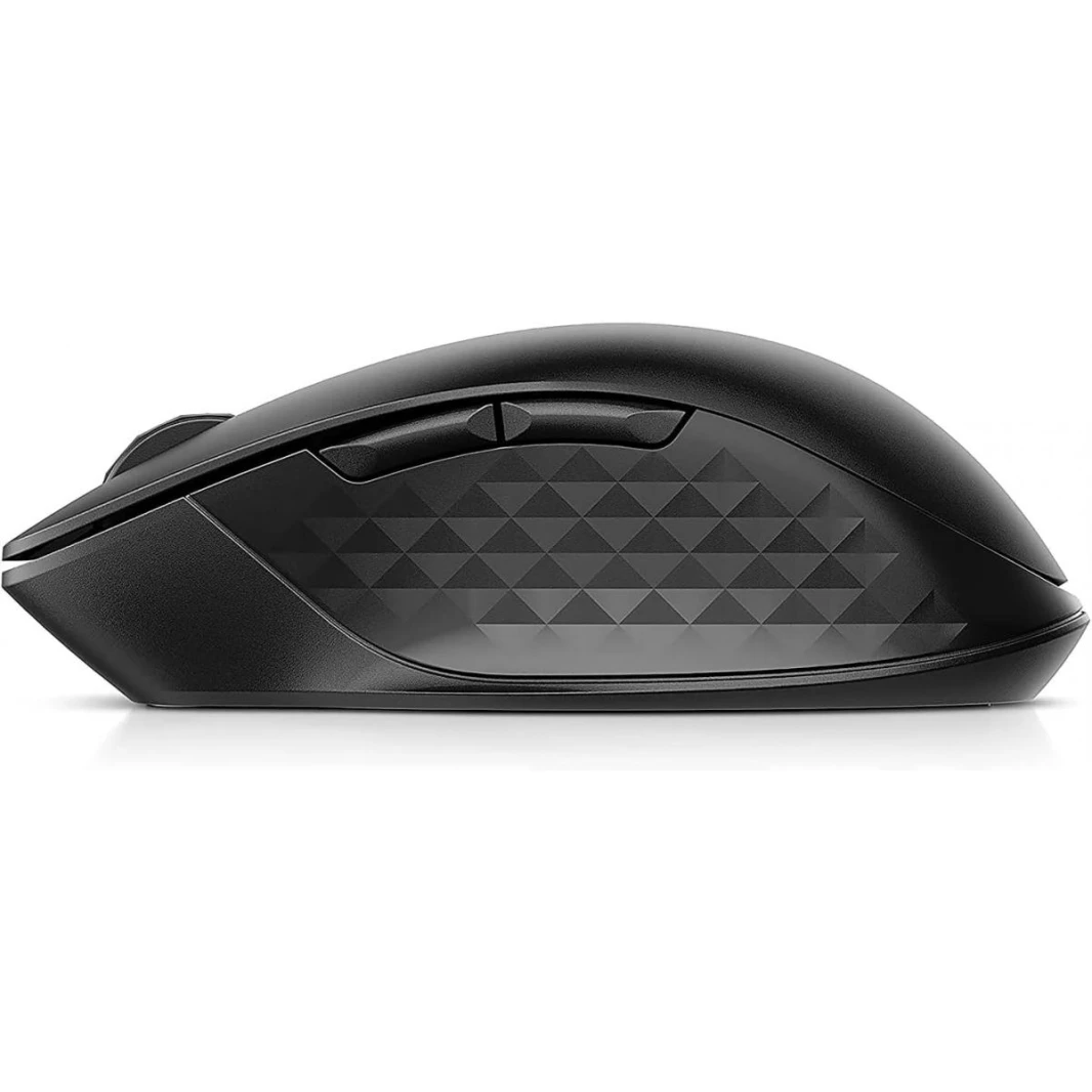 HP 430 Multi-Device Wireless Mouse Dual Bluetooth 5.2 & 2.4 GHz USB Receiver Dongle - 4000 DPI Cursor Tracking, 4 Customizable Buttons