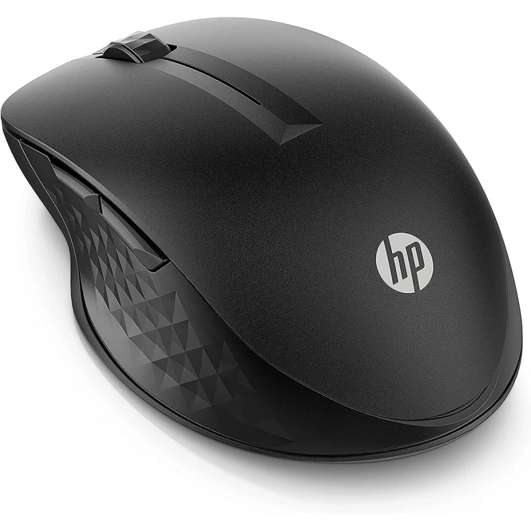 HP 430 Multi-Device Wireless Mouse Dual Bluetooth 5.2 & 2.4 GHz USB Receiver Dongle - 4000 DPI Cursor Tracking, 4 Customizable Buttons