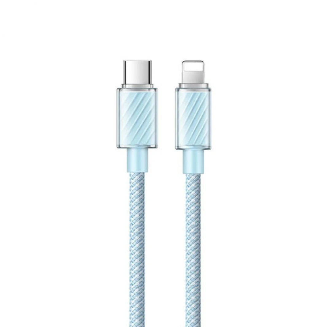 MCDODO Type-C to Lightning Cable Dichromatic Series CA-3661 - Blue - 18 Month Warranty