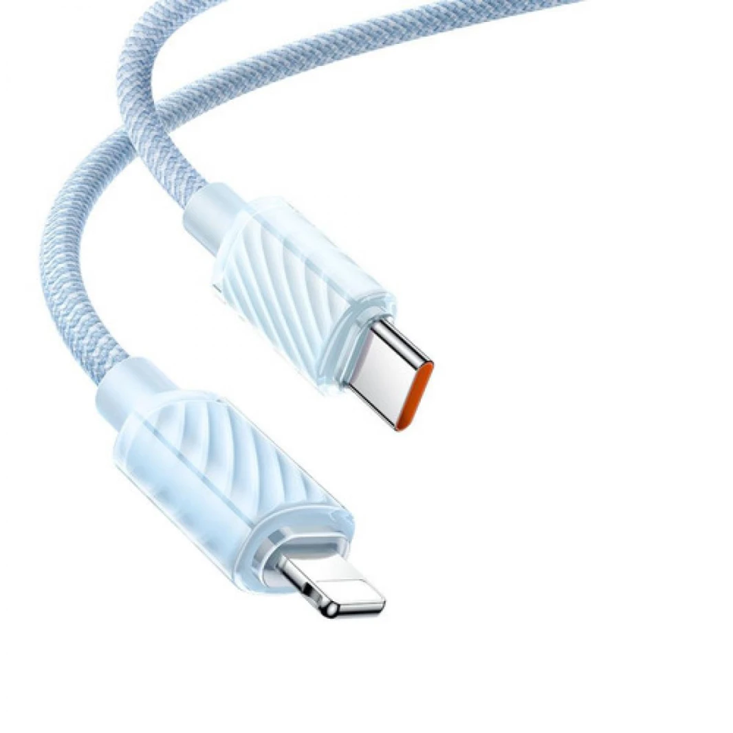 MCDODO Type-C to Lightning Cable Dichromatic Series CA-3661 - Blue - 18 Month Warranty