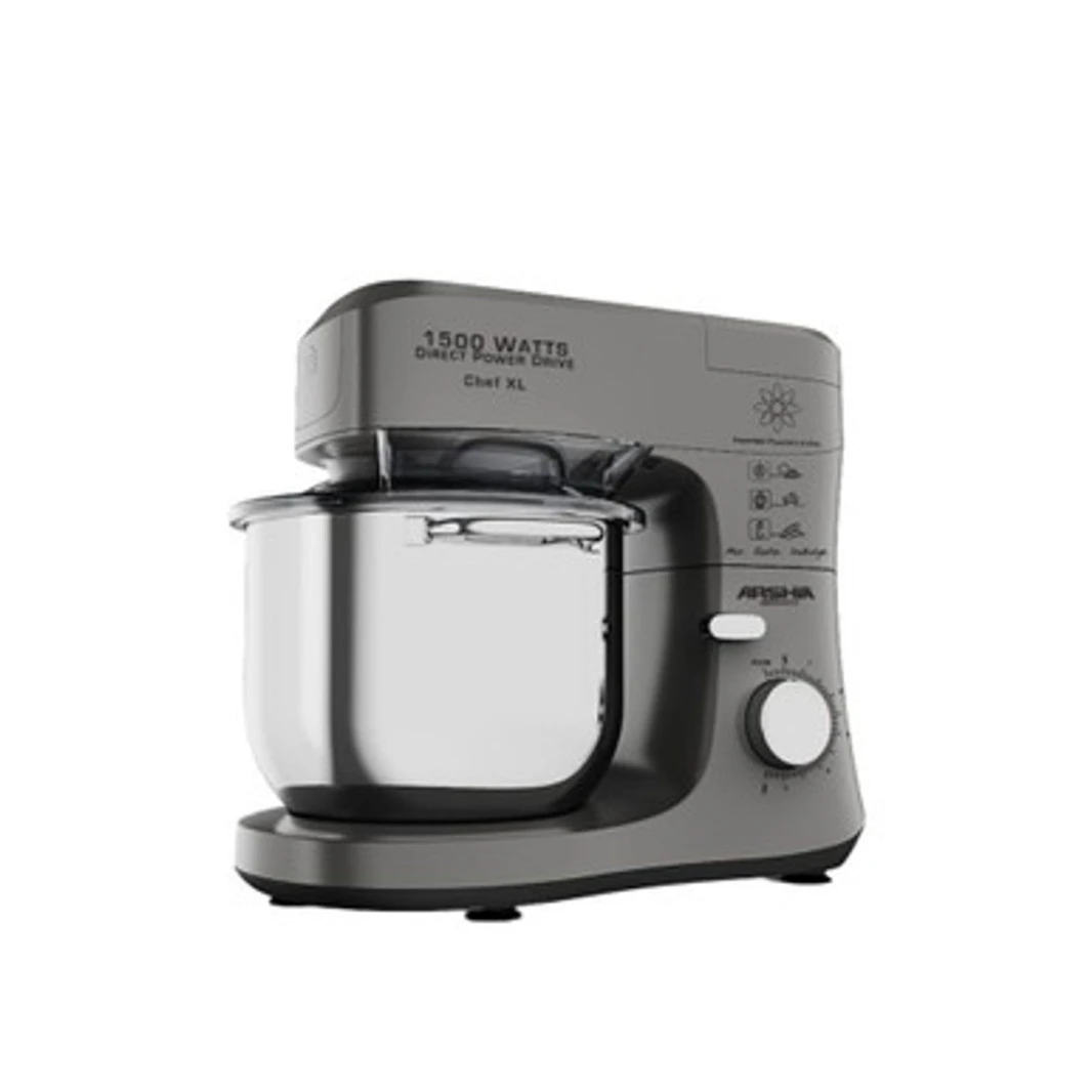 Arshia Stand Mixer Copper Motor, 8 Speeds, 7Lit, 1500Watt, Silver