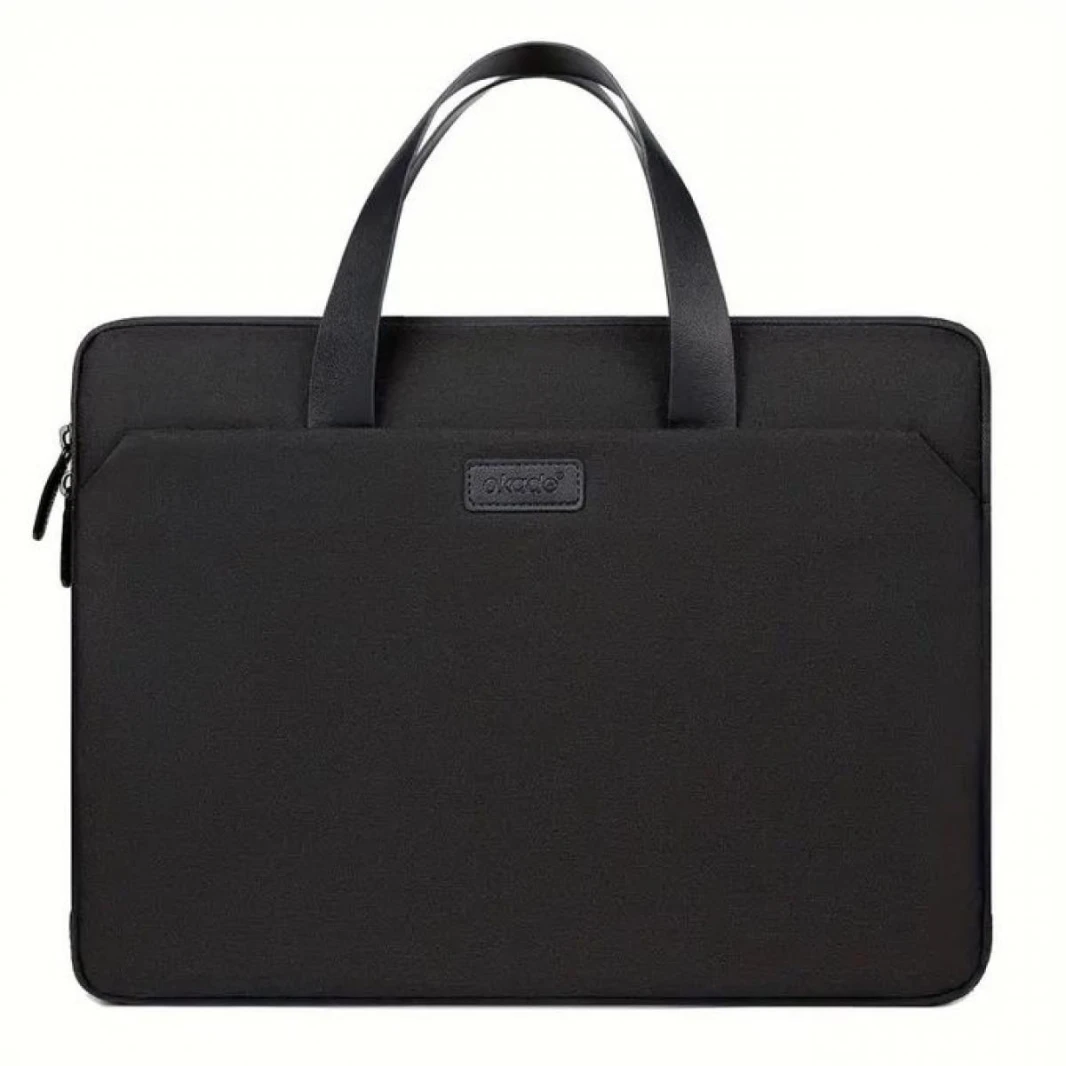 Okade T63  Laptop Carrier Bag & Shoulder 15.6" , Slim Lightweight Protective Computer Case - Black