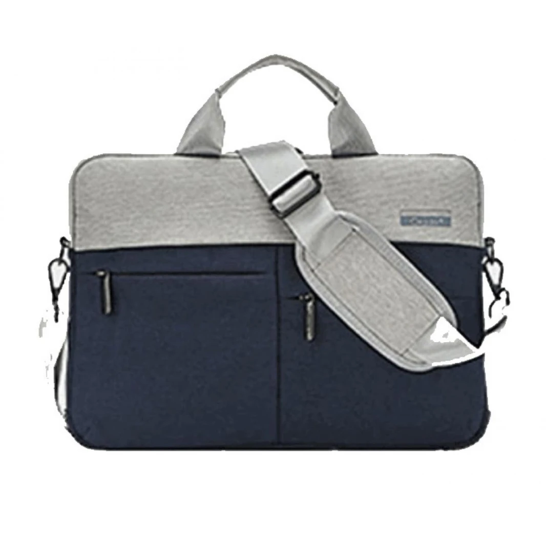 Okade T54 Shockproof Laptop Bag With Air Cushion, Slim Lightweight Protective Computer Case - Blue