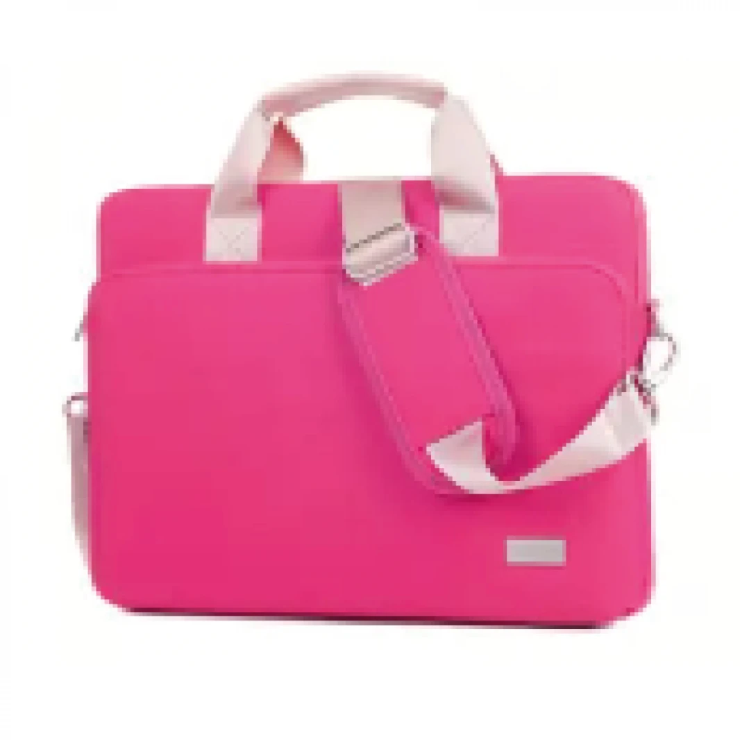 OKADE Bag Laptop Material Polyester Waterproof Heavy Duty  T68 15.6'' -  Pink