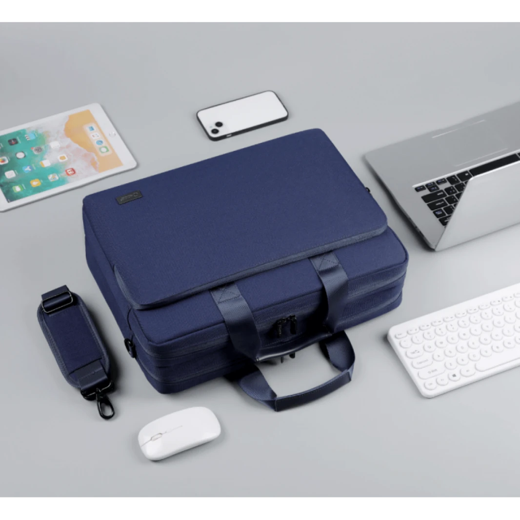 OKADE Bag Laptop Material Polyester Waterproof Heavy Duty   T69 15.6'' -  Blue
