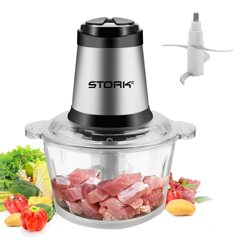 مفرمة طعام Stork Class بقدرة 500 واط، ستانلس ستيل