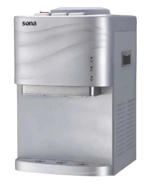 Sona Water Dispenser, Table 3 Faucets Heater Control, Silver