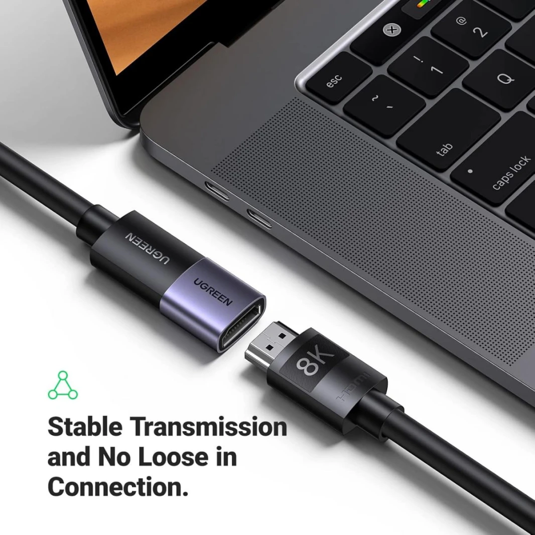 UGREEN HDMI Adapter Female to Female 2.1 8K 48Gpbs HDMI Coupler 3D eARC HDMI Connector Female Female Compatible with PC PS5 4 Xbox 360 TV Stick Chromecast TV Box