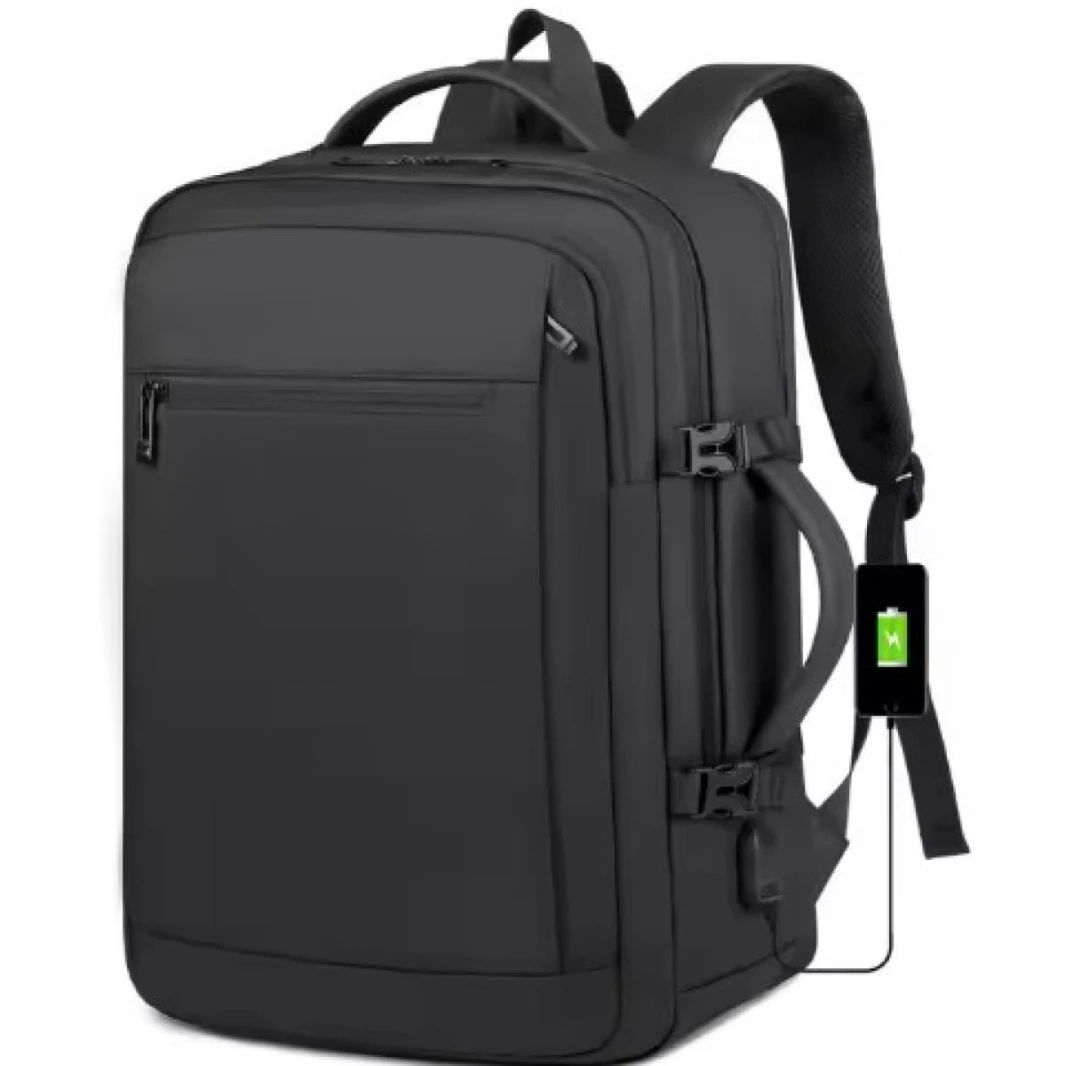 Business Backpack stylish & functional multiple compartments With Durable Materials Up to 17.3" Laptop Fits - Black