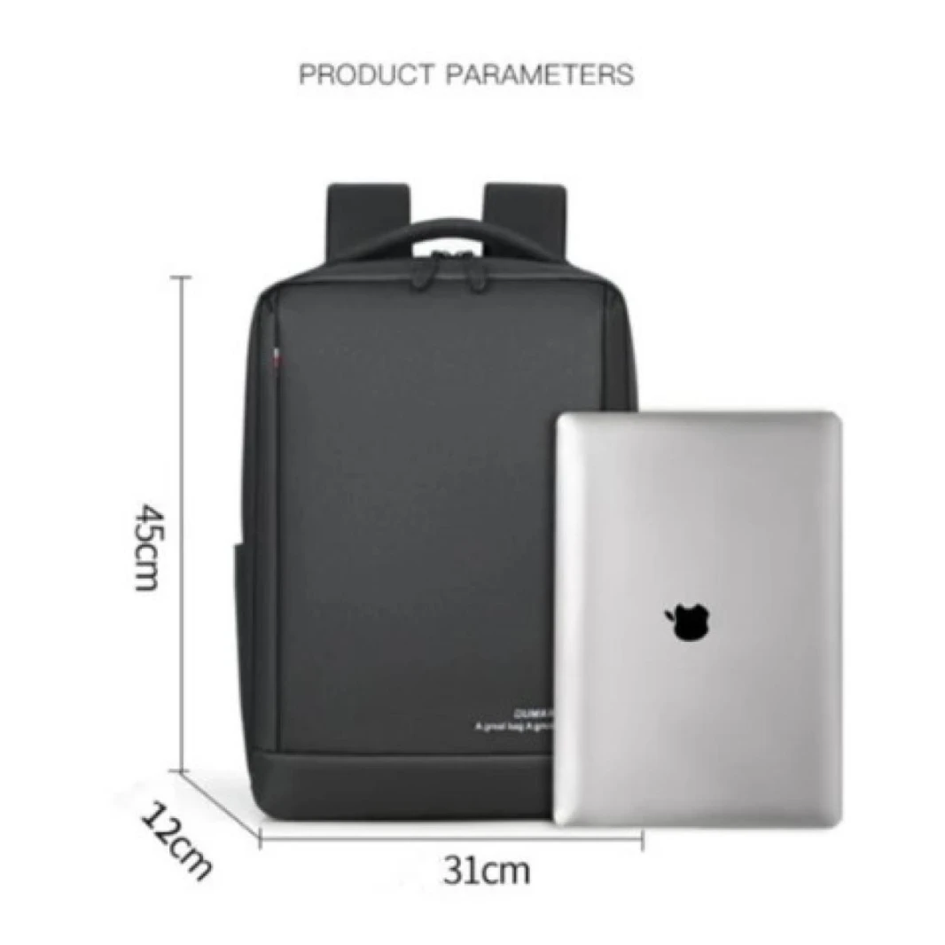 Business Backpack stylish & functional multiple compartments With Durable Materials Up to 15.6" Laptop Fits - Black