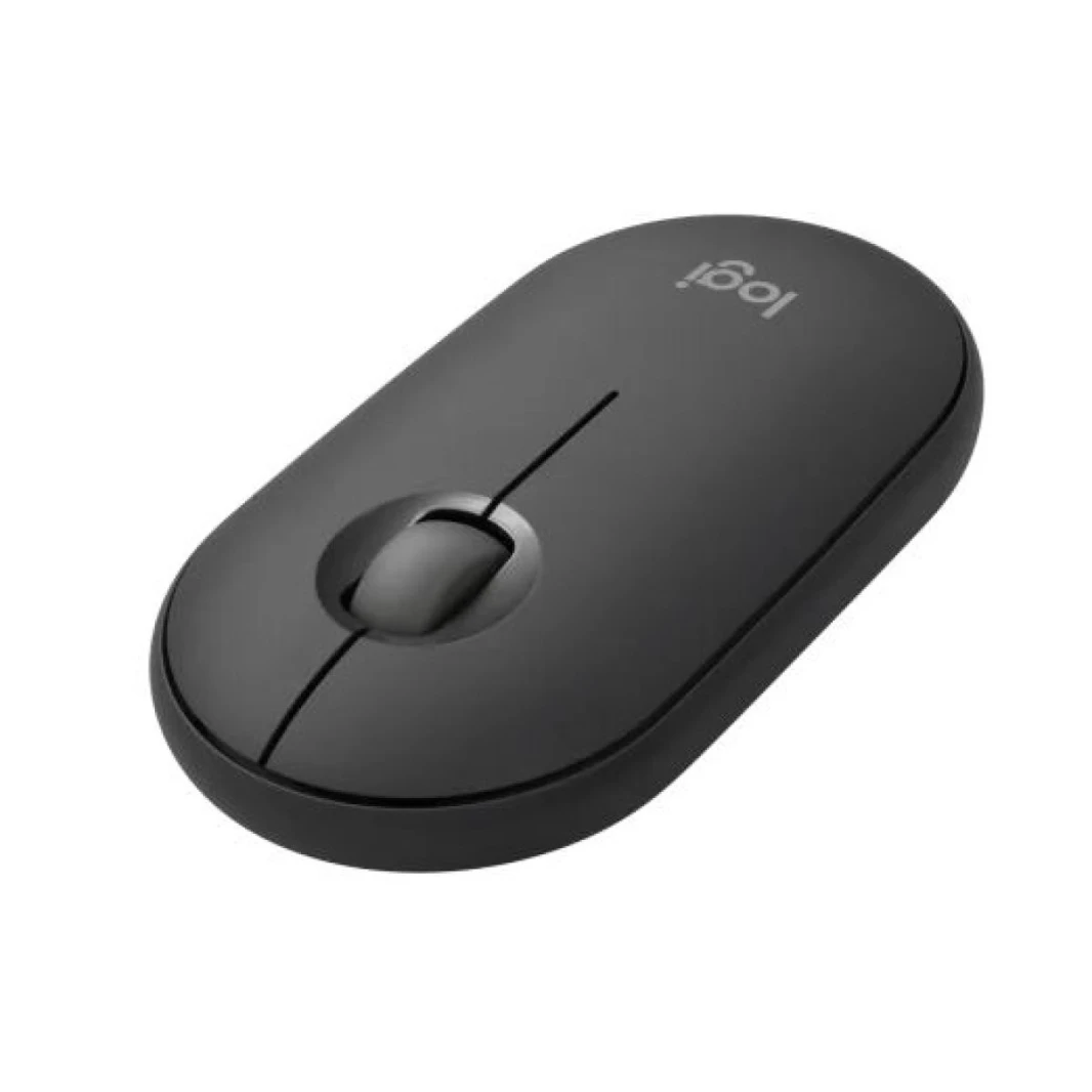 Logitech Modern Slim and Silent Wireless and Bluetooth Mouse M350s - Graphite