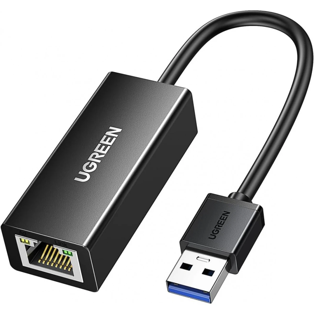UGREEN USB to Ethernet Adapter, 1000Mbps Ethernet Adapter with USB 3.0, Driver Free, RJ45 LAN Network Adapter Compatible with Nintendo Switch, Laptop, PC, MacBook, Windows, macOS, Linux