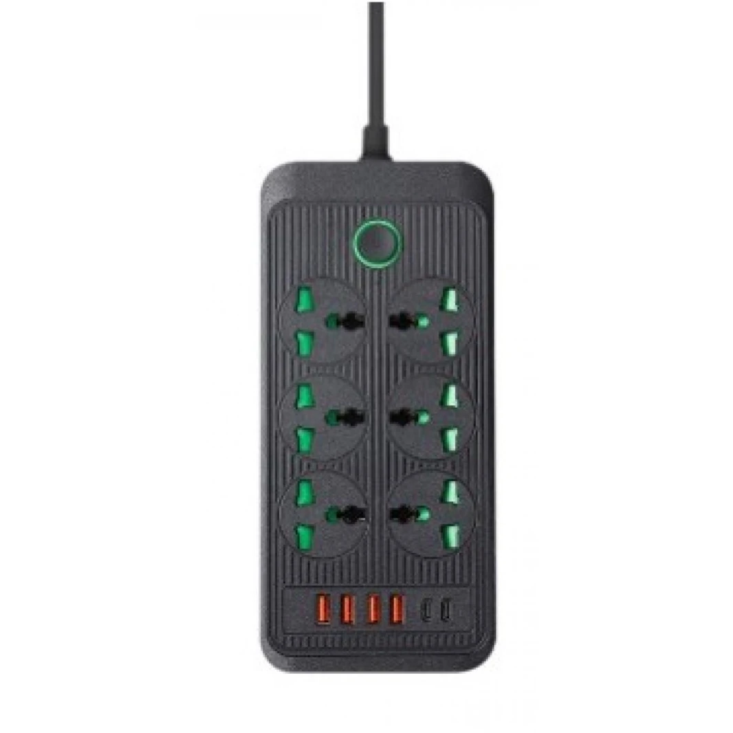 QVQ Power Socket 6.Universal 4USB+2Type-C