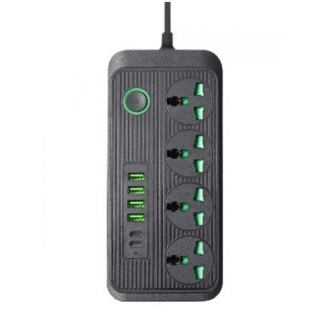 QVQ Power Socket 4.Universal 4USB+2Type-C