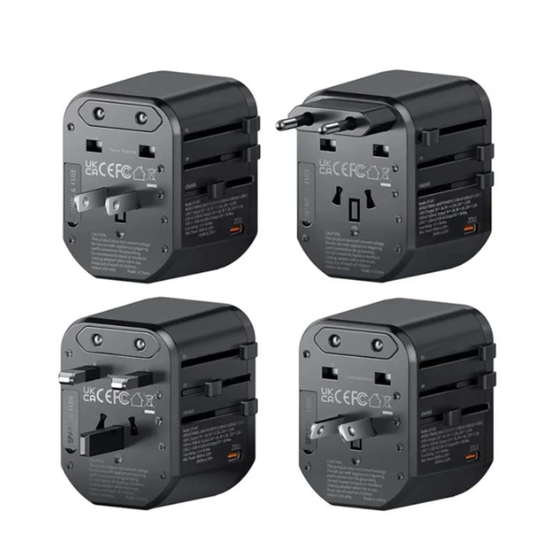 Mcdodo CP-347 |Type-C 20W PD Fast Charging Universal Travel Adapter