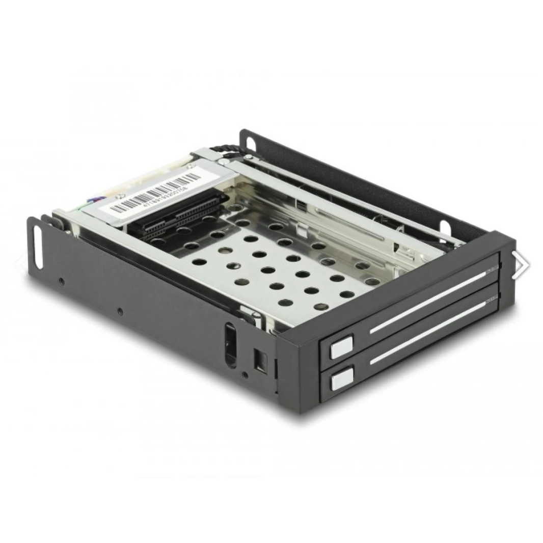 SATA II HDD Rom 3.5″ Mobile Rack for 2 x 2.5″  SATA HDD / SSD Internal Enclosure