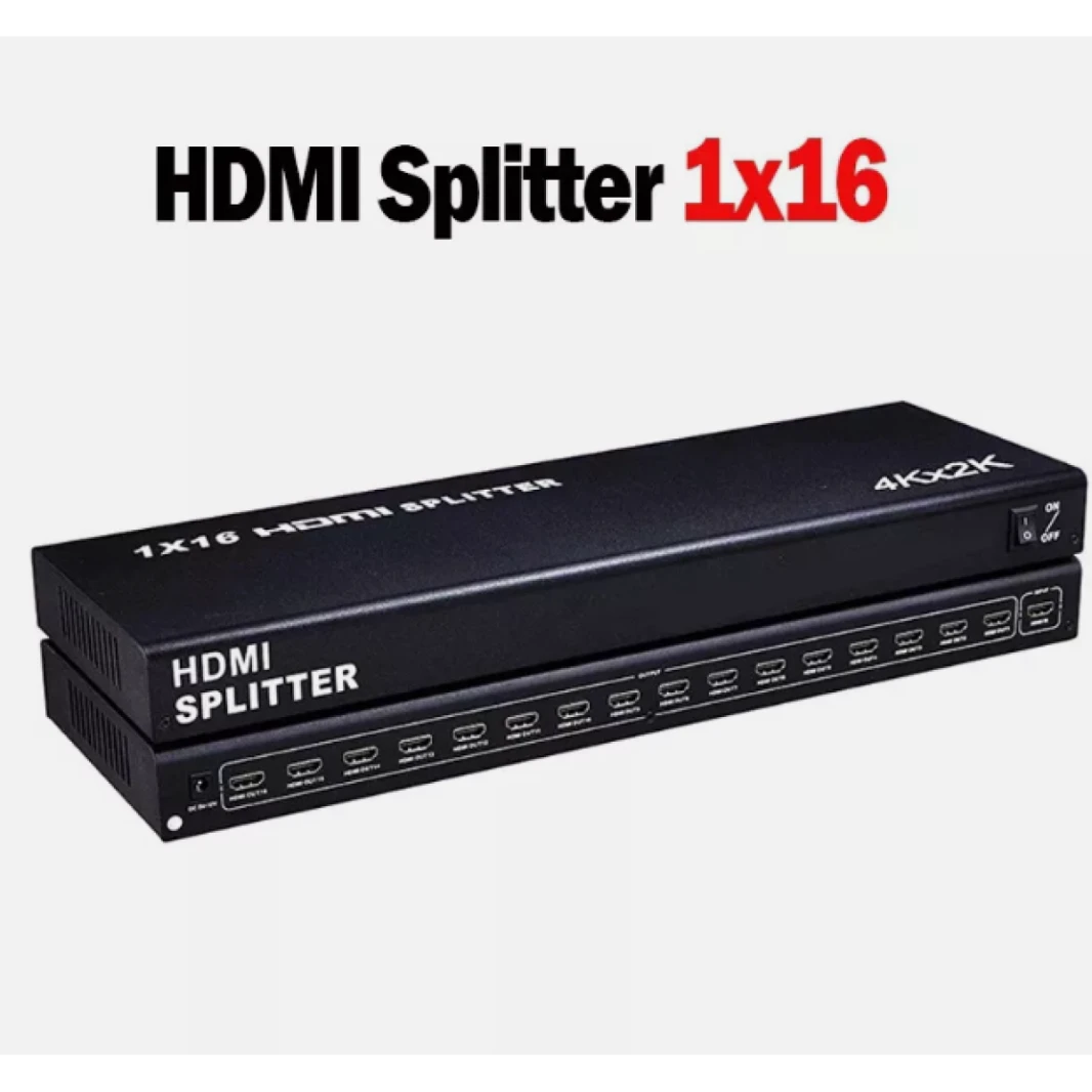 HDMI Splitter 4K 1X16 HDMI Splitter 1 In 16 Out Video Multi-screen Display Screen Mirror TV