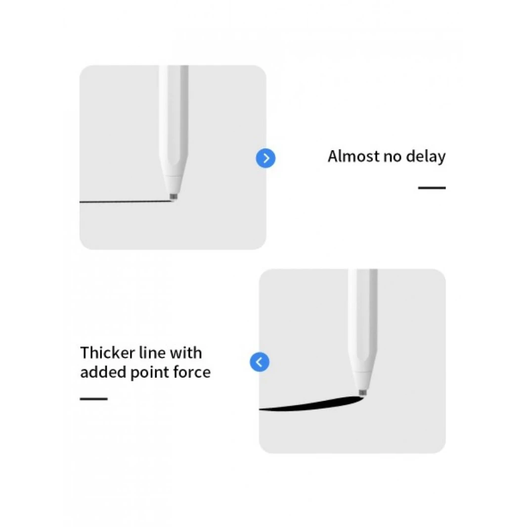 WIWU Pencil D Universal Stylus Pen for iOS&Android Touch Screens - White