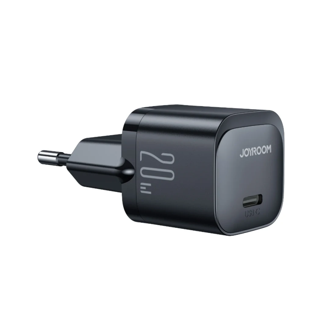 Joyroom  JR-TCF02 PD 20W mini Charger - Black  / 18 Months Warranty