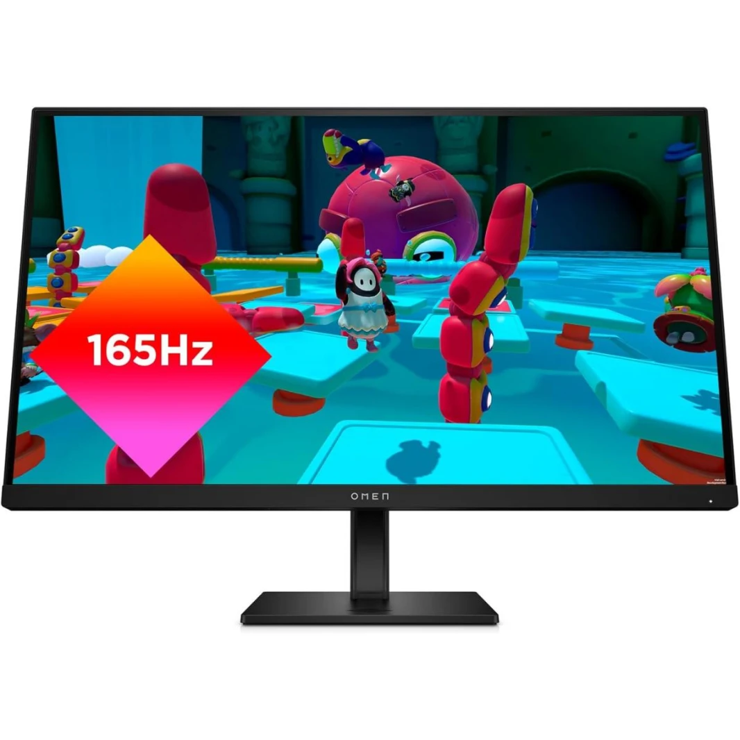 HP OMEN 27 Inch FHD Gaming Monitor 165Hz, AMD Freesync Premium, Eye Ease, HDR, Adjustable Stand, VESA Mountable IPS Panel, 178° Viewing Angle, 1ms Response Time for Laptop Computer Desktop