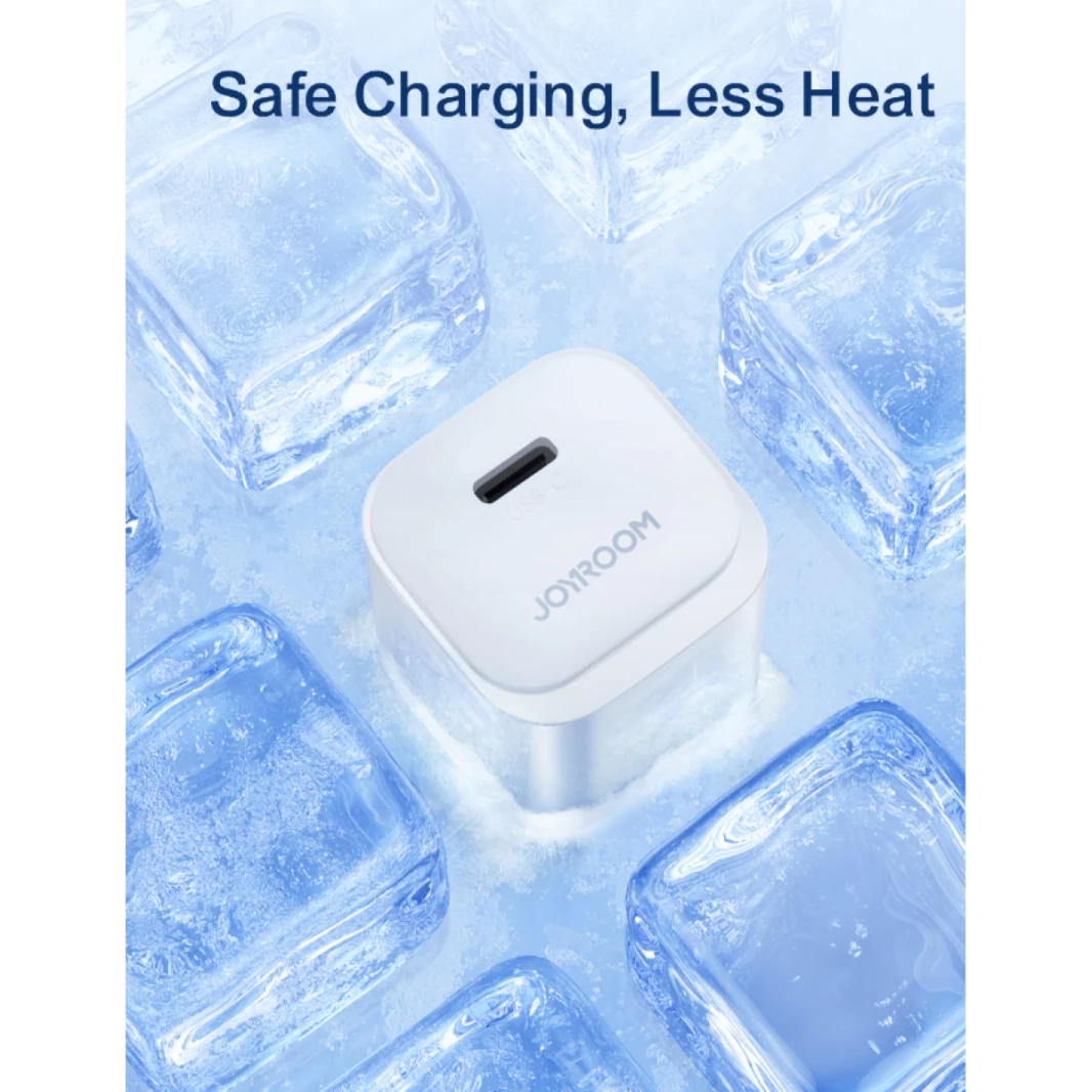 Joyroom  JR-TCF02 PD 20W mini Charger - Black  / 18 Months Warranty