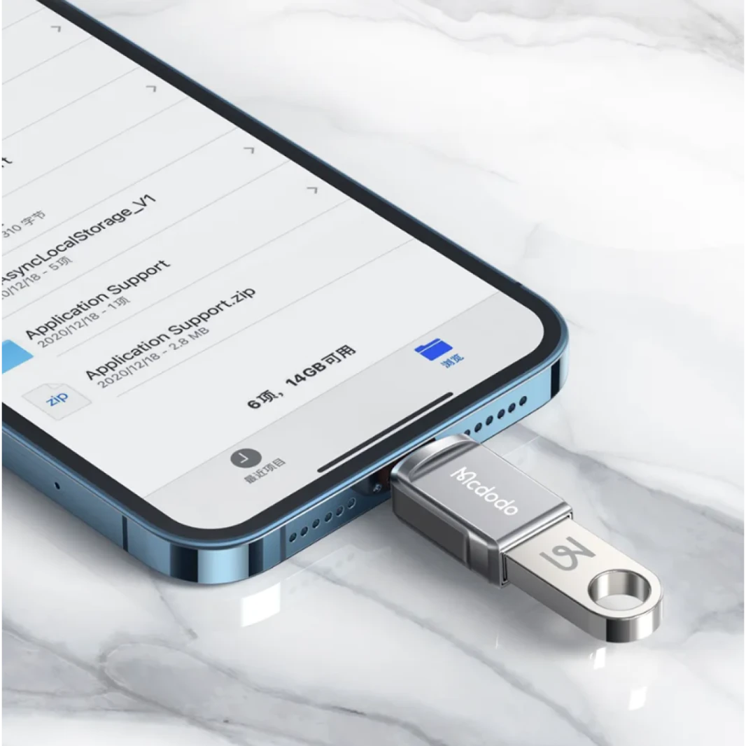 Mcdodo Lightning  to USB3.0  Adapter OTG Cable,USB Camera Adapter OTG Data Sync Cable Support Flash Memory for iPhone Mouse and Keyboard Hub,Piano Converter, USB Disk Connection