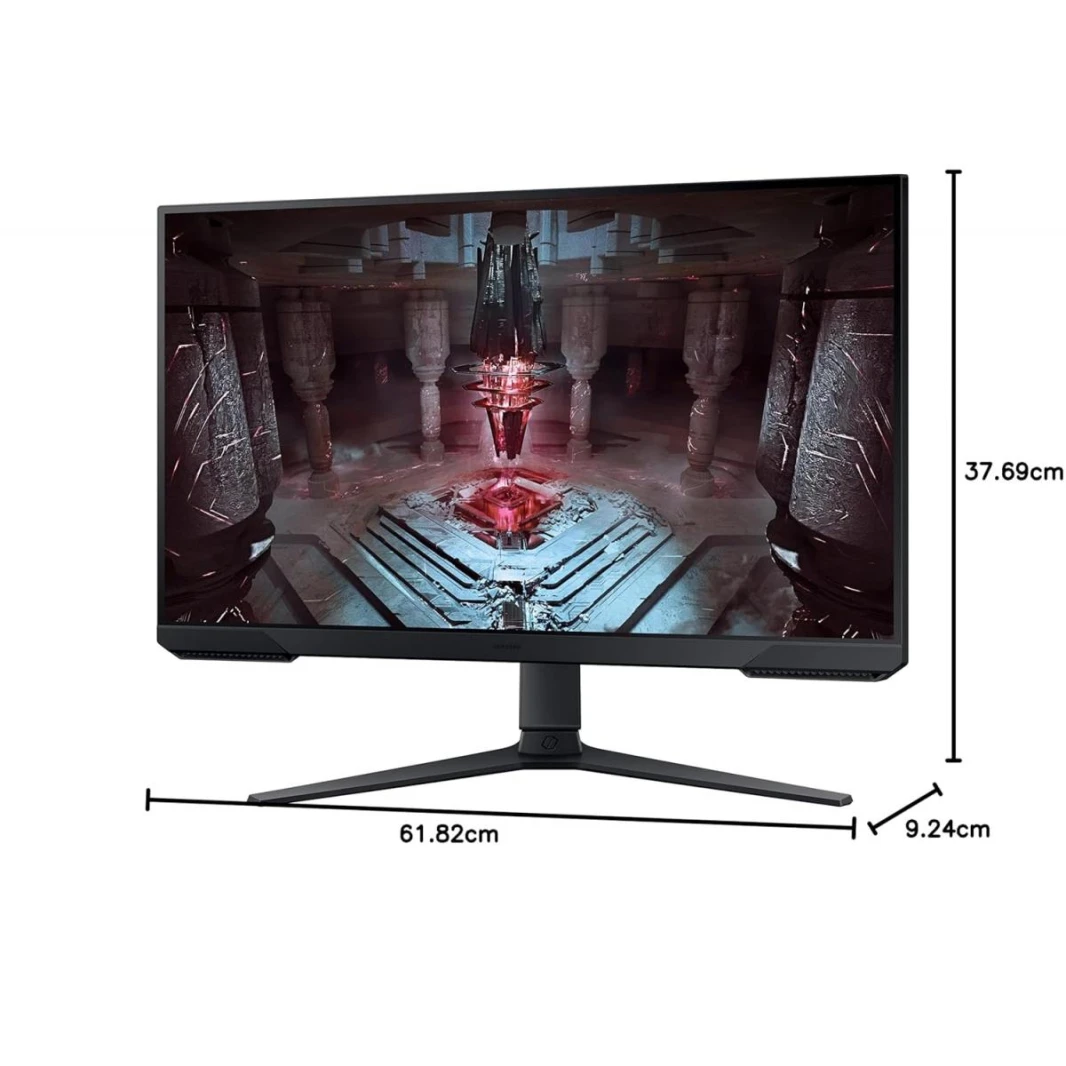 Samsung Odyssey G5 Gaming Monitor 68.5 cm (27") 2K 2560 x 1440, 165 Hz, 1ms(MPRT), HDR10, AMD Freesync, DP, HDMI, Height Adjustable Stand, Tilt, Pivot, Bezel Less, Eye-Saver - Black