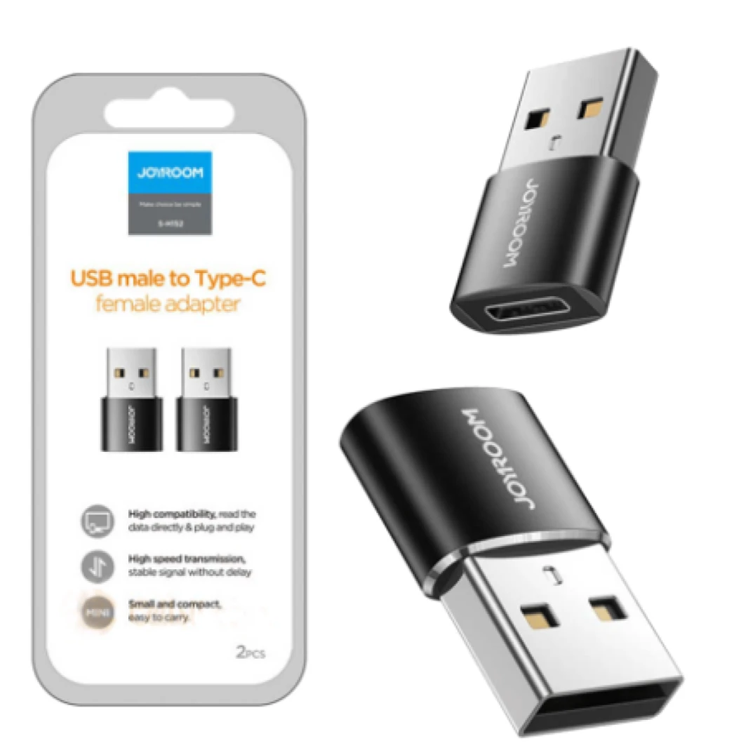 Joyroom S-H152 USB male to Type-C female adapter - Bundle