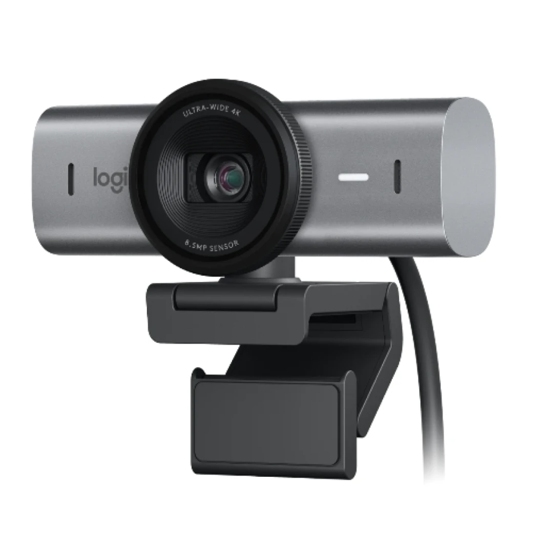 Logitech MX Brio 4K Ultra HD Collaboration and Streaming Webcam 4K/30fps (3840x2160 pixels) 2x finer image detail in difficult lighting conditions