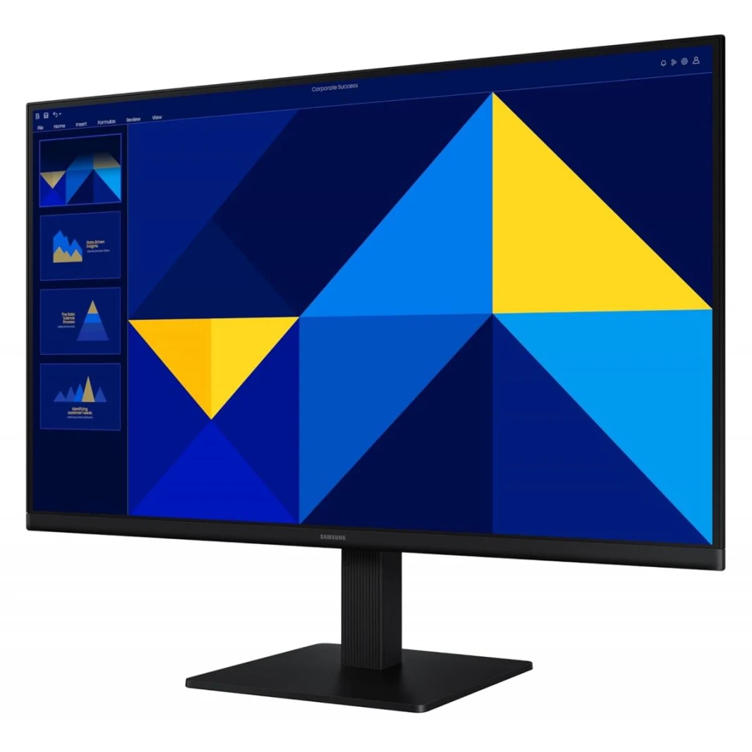 Samsung Essential Series S3 D300 Flat Monitor 27 Inch FHD Super Slim, 100 Hz, IPS Panel, 5ms(GTG), D-Sub, HDMI