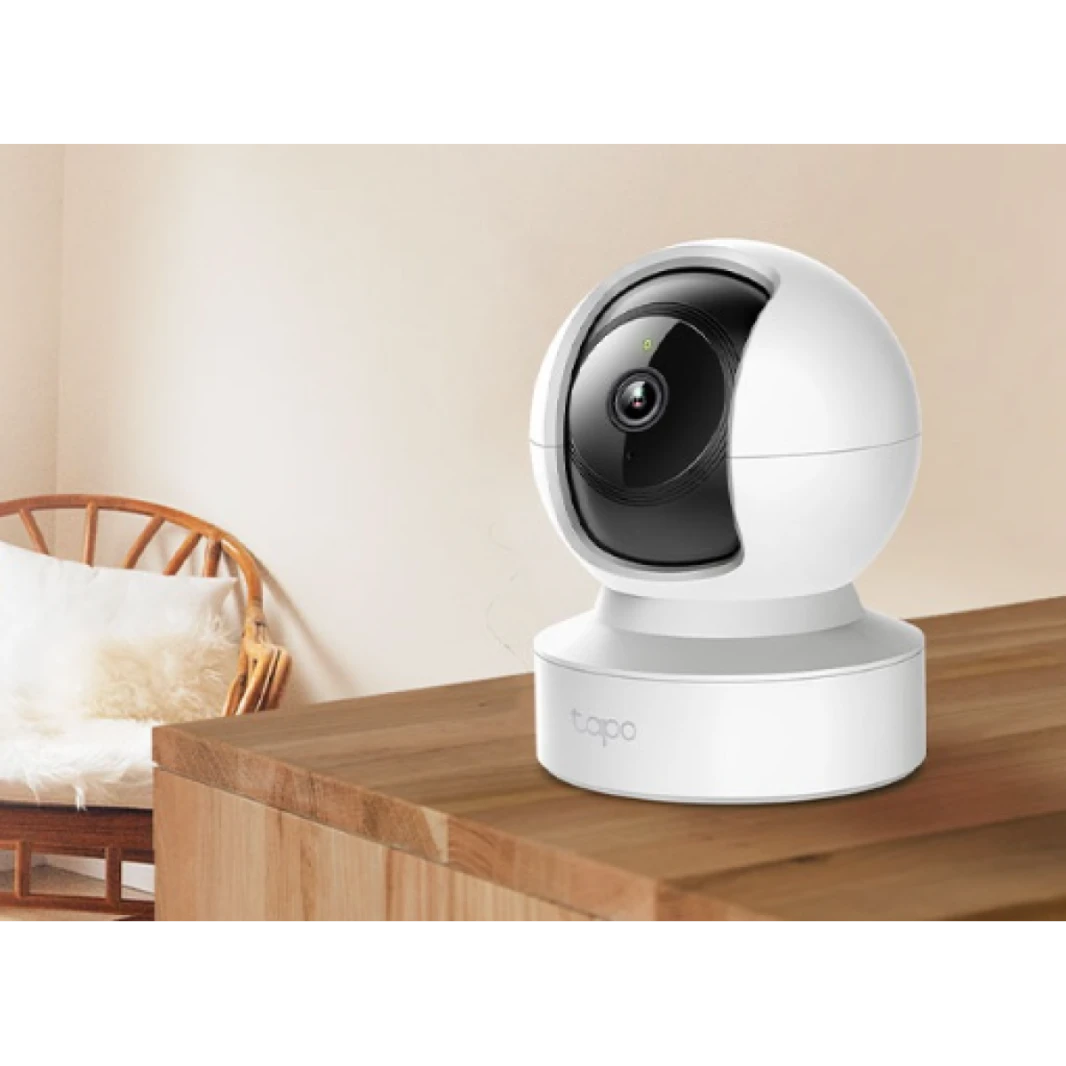 Tapo TP-Link C212 2K Resolution Pan/Tilt Indoor Home Security Smart WiFi Camera for Baby Monitor| Motion Detection & Tracking | 2 Way Audio |Upto 512 GB SD Card Storage|Works with Alexa & Google Home