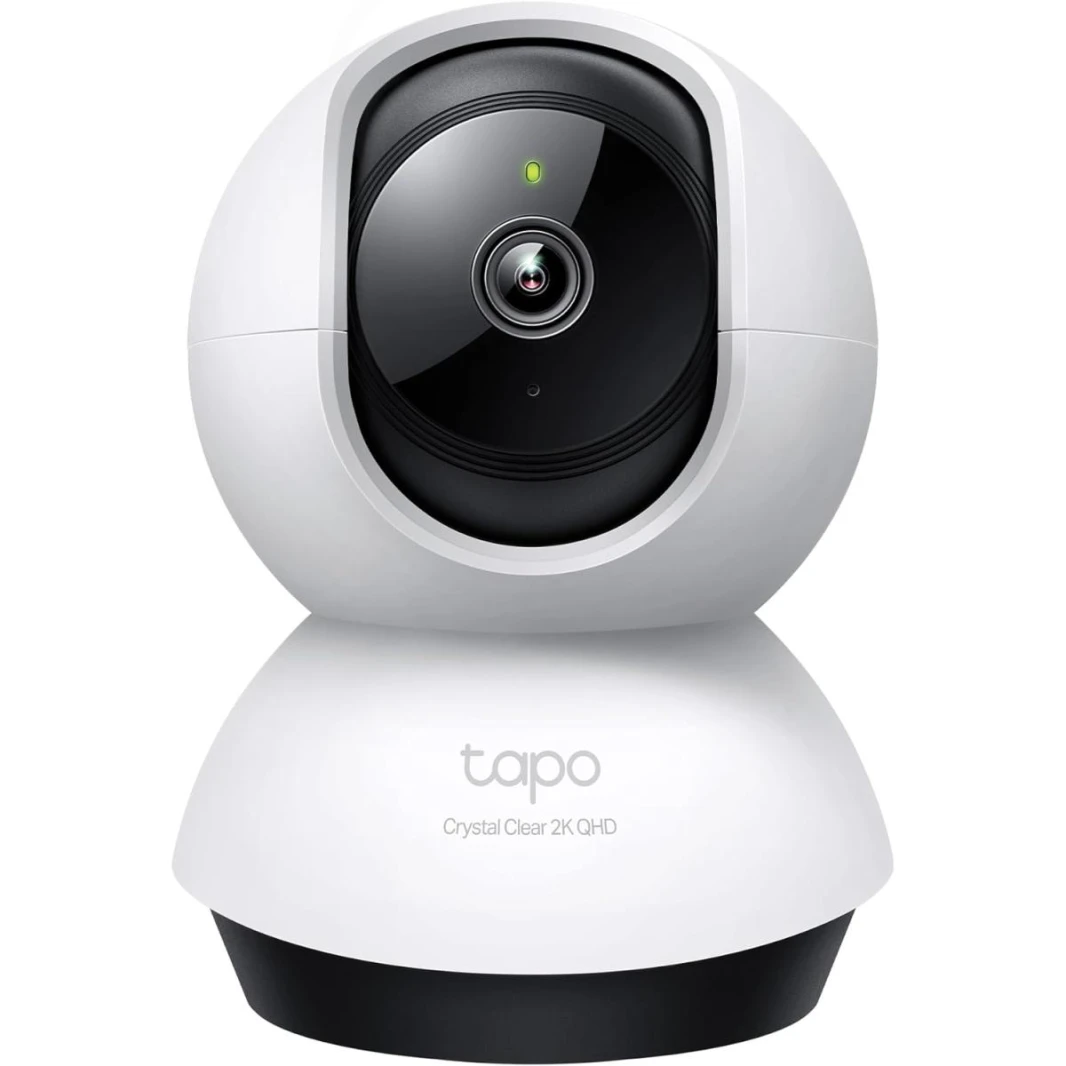 TP-Link Tapo 2K QHD Pan/Tilt Security Camera for Pet Camera, Baby Monitor, Motion Detection, Motion Tracking, 2-Way Audio, Night Vision, Cloud &SD Card Storage, Works w/Alexa & Google Home