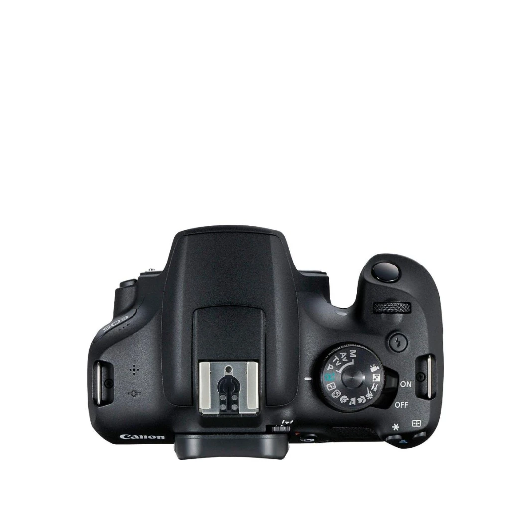 Canon EOS 2000D DSLR Camera and EF-S 18-55 mm f/3.5-5.6 is II Lens, Black