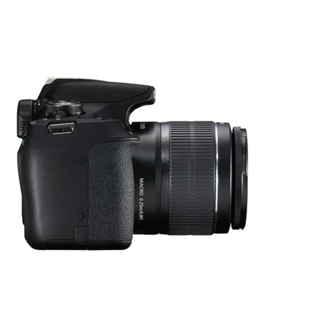 Canon EOS 2000D DSLR Camera and EF-S 18-55 mm f/3.5-5.6 is II Lens, Black