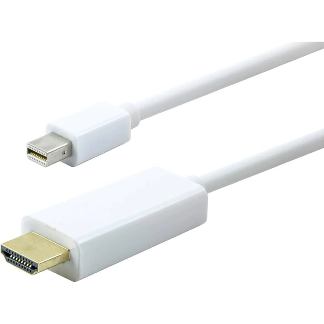 GE Mini DisplayPort to HDMI Adapter, Works with Laptops, Tablets, HDTV, Projectors, Full HD 1080p, 4K Ultra HD, Apple Mac and PC Compatible