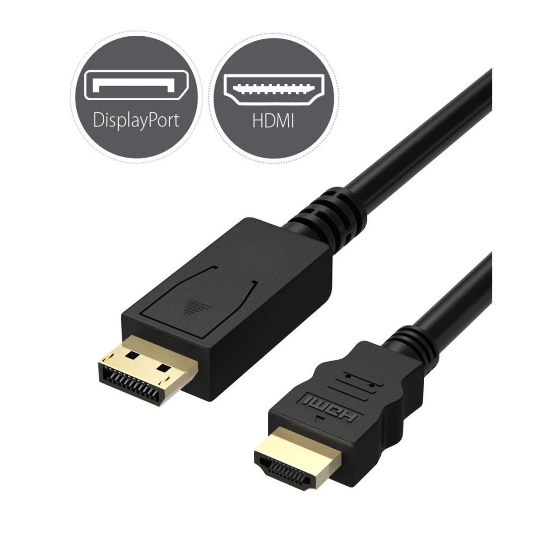 DisplayPort To HDMI Cable 1.8M