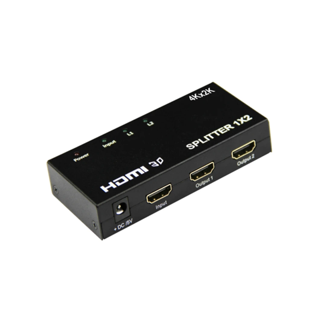 HDMI Splitter / 2 Port Audio Video Amplifier HDCP