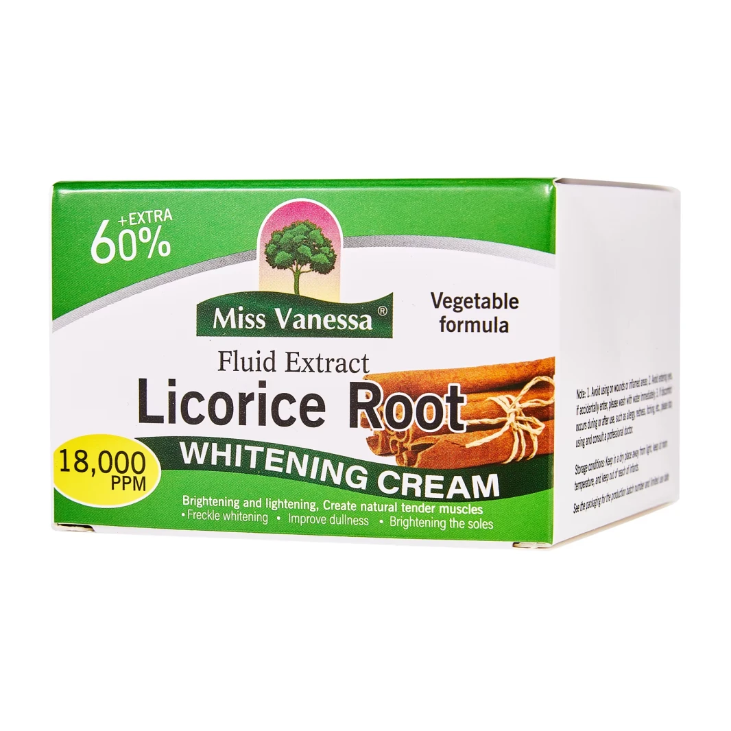 Miss Vanessa Licorice Root Whitening Cream – Plant-Based Formula for Skin Brightening