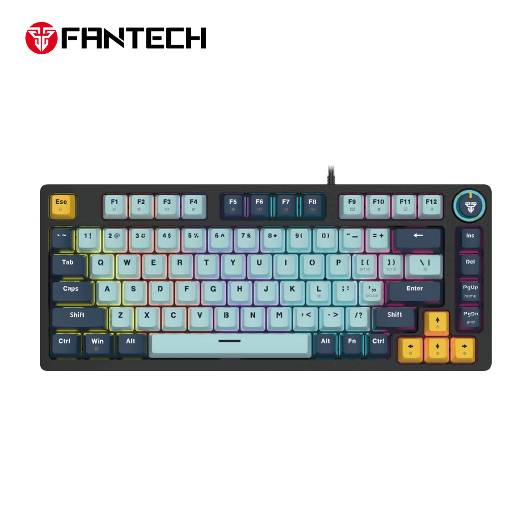 FANTECH ATOM81 MK875V2 MECHANICAL GAMING KEYBOARD – MIZU SERIES SKY BLUE