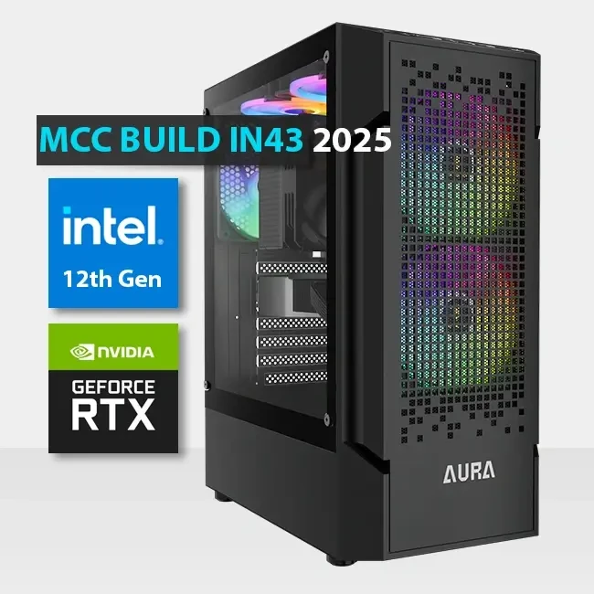 MCC in43-25 - Midas Gaming PC Build || Intel Core i5-12400f 6-Core-MSI Geforce RTX 3060 2x 12GB OC CARD