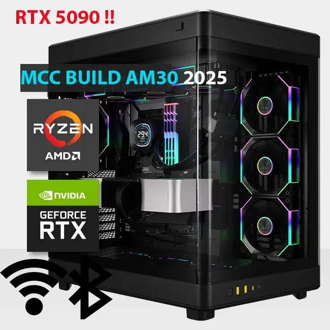 MCC AM30-25 - MIDAS Gaming PC Build || AMD Ryzen 9 9950X 16-Core - GIGABYTE GeForce RTX 5090 GAMING OC 32GB GDDR7 Graphics Card