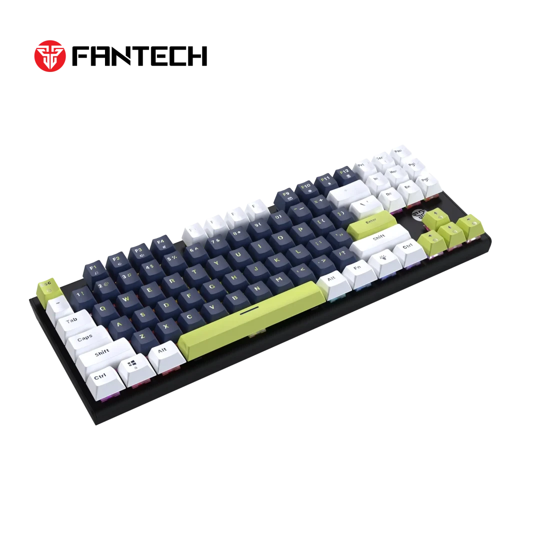 Fantech Atom87S MK877S لوحة مفاتيح الألعاب الميكانيكية Mori Edition Blue (ABS مزدوجة الطلقة)
