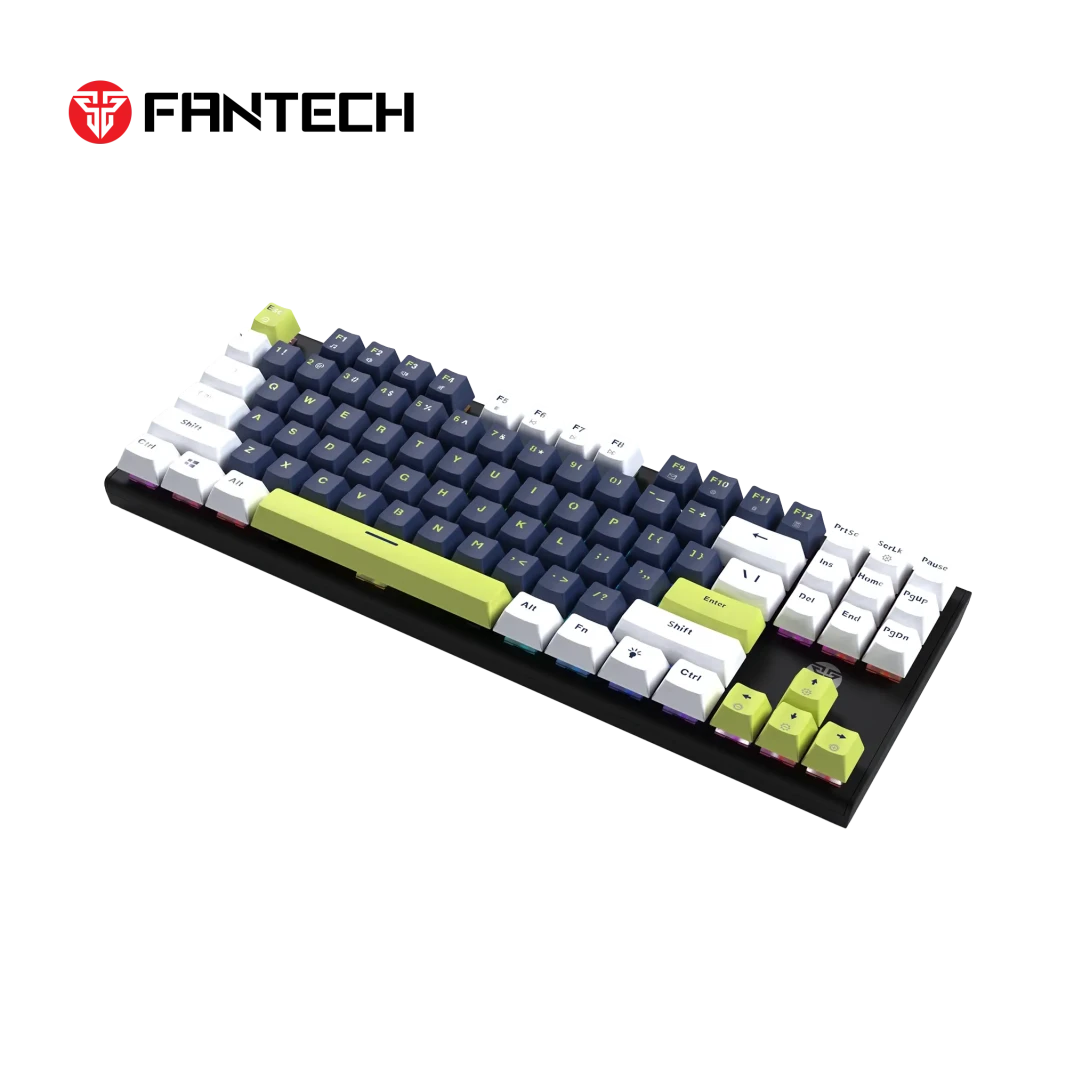 Fantech Atom87S MK877S لوحة مفاتيح الألعاب الميكانيكية Mori Edition Blue (ABS مزدوجة الطلقة)