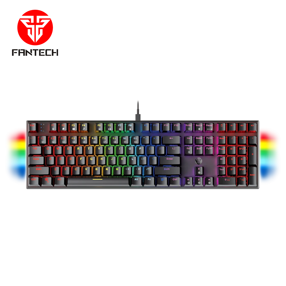 Fantech MaxFit108 Mk855 RGB لوحة المفاتيح الميكانيكية