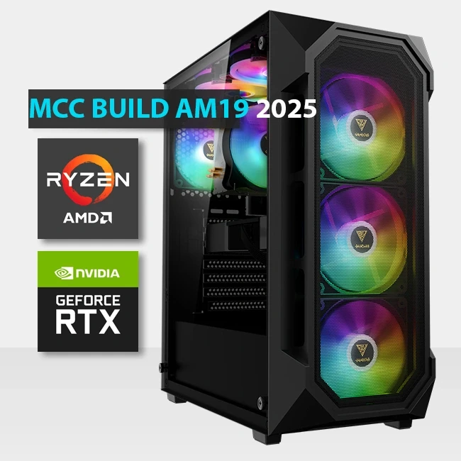 MCC AM19-25 - Midas Gaming PC Build || AMD RYZEN 7 8700G 8 -CORE - RTX 3050 6GB بطاقة الرسومات