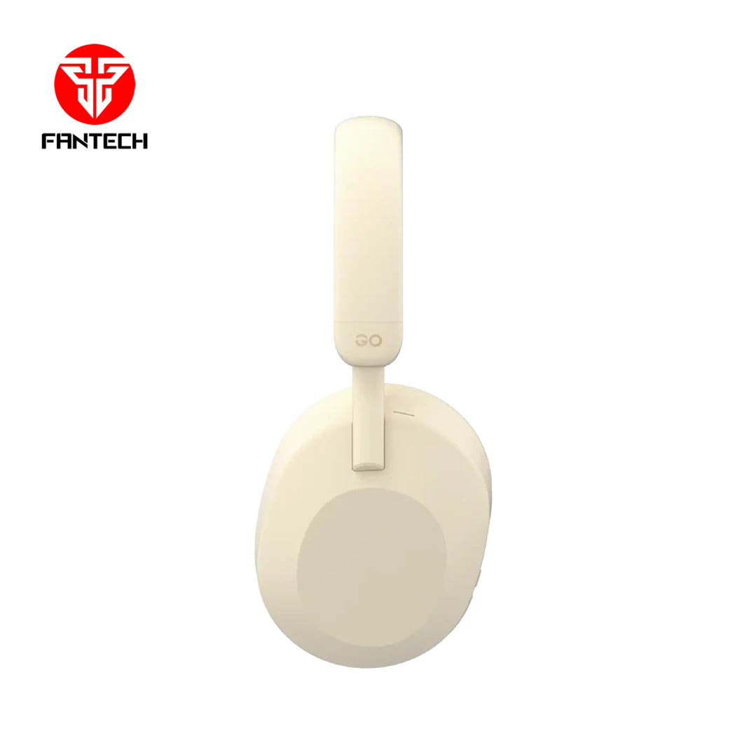 Fantech Go Tune Wh06 Wireless Headphone - اتصال مزدوج - Beige