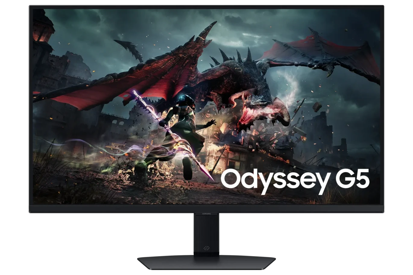 SAMSUNG 32-inch Odyssey G5 G50D QHD 2K IPS 180Hz Display HDR 400 Gaming Monitor