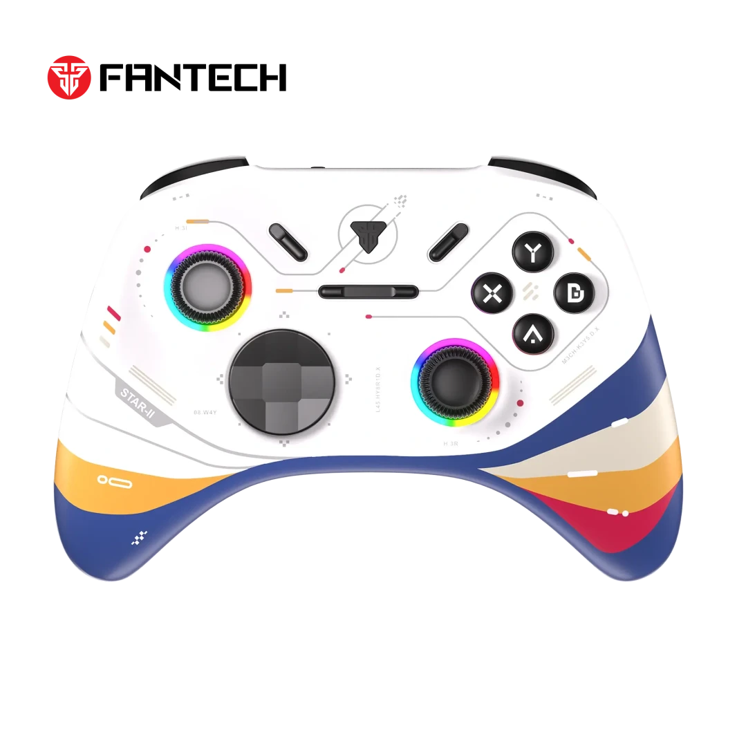 FANTECH EOS PRO II S WGP15 V2S MECHANICAL BUTTONS WIRELESS GAMEPAD - Star Two White