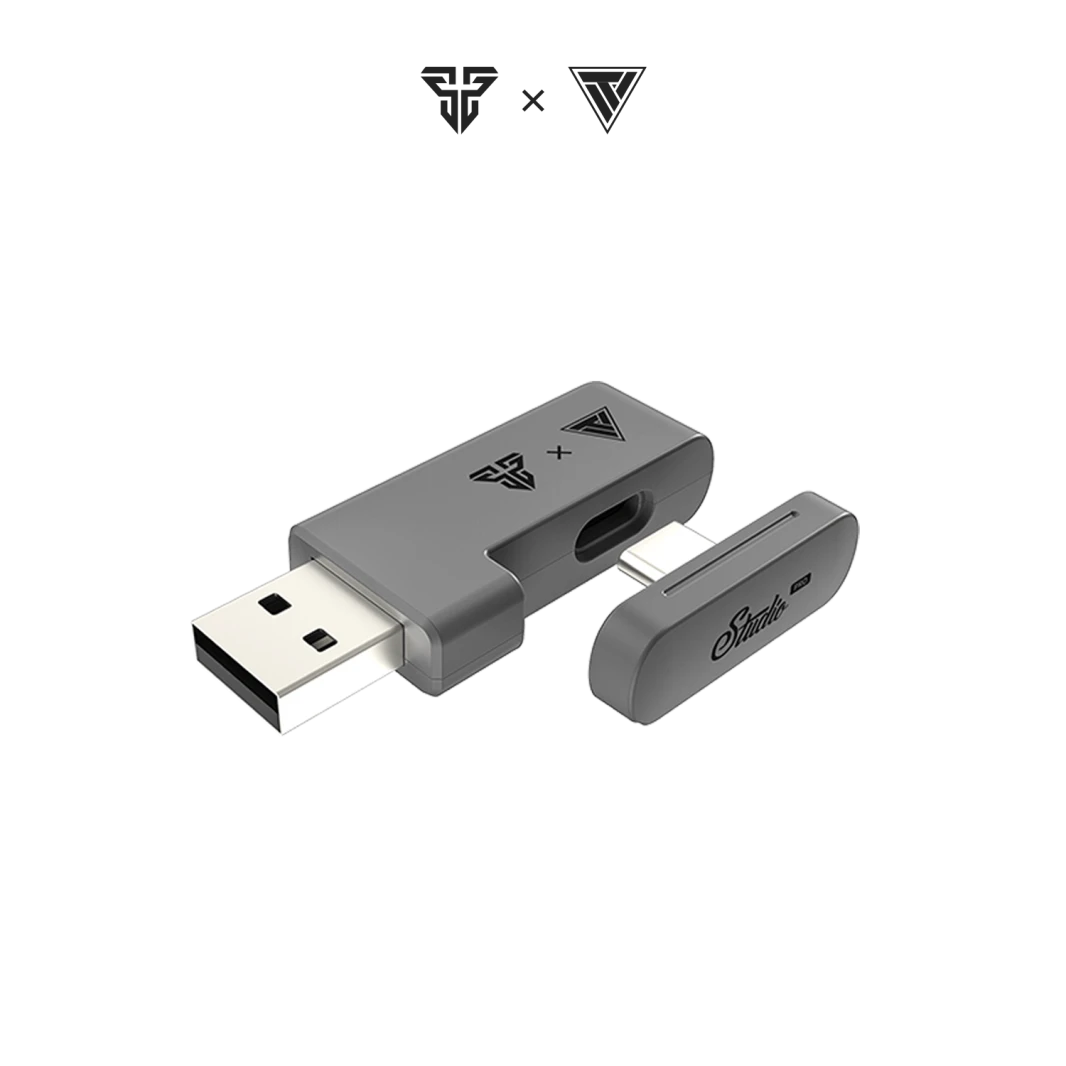 Fantech Studio Pro WHG03 7.1 Sound Sound Pluetooth & Wireless Meadset - Gray with USB Dongle لاستخدام الهاتف