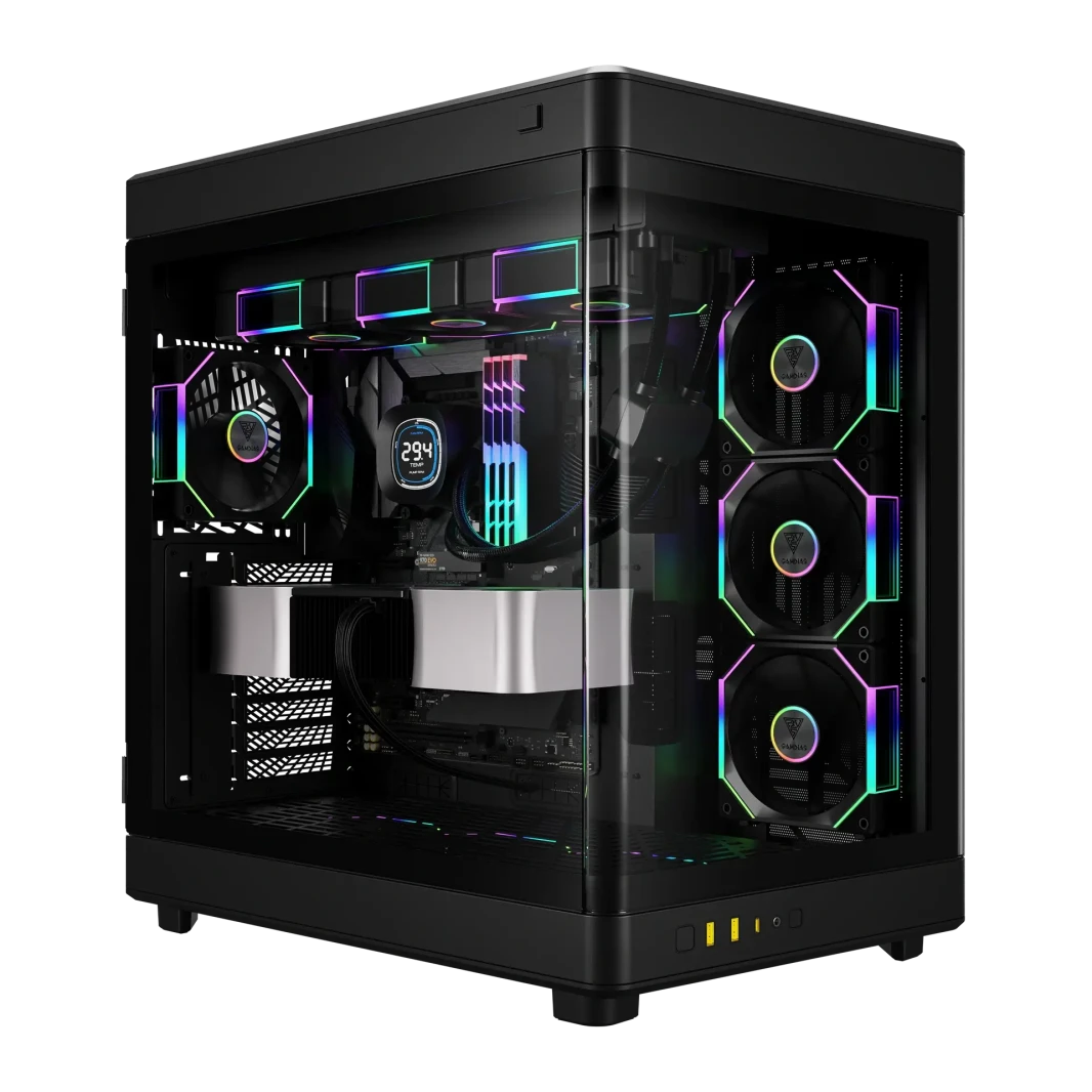 Gamdias neso P1 Pro Argb Comple Tower Gaming Case - Black
